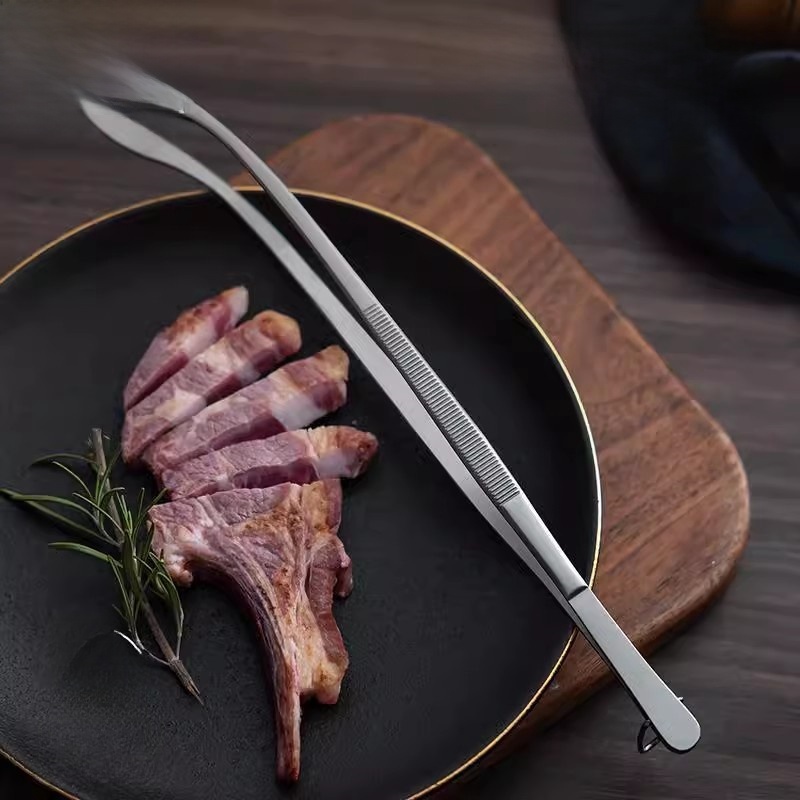 Home Cooking Steak - Щипцы кухонные длинные из нержавеющей стали