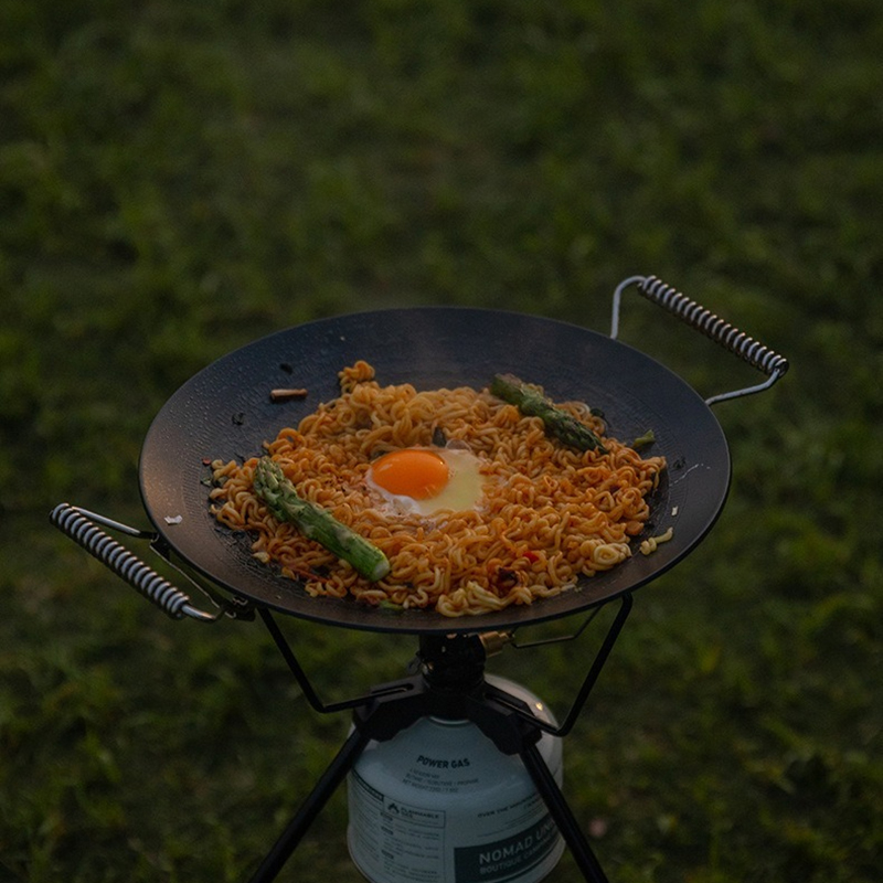 Crepe Pan Nonstick - Сковорода-гриль CAMPINGMOON GRW-45F, большая, 3-слойная, стальная,