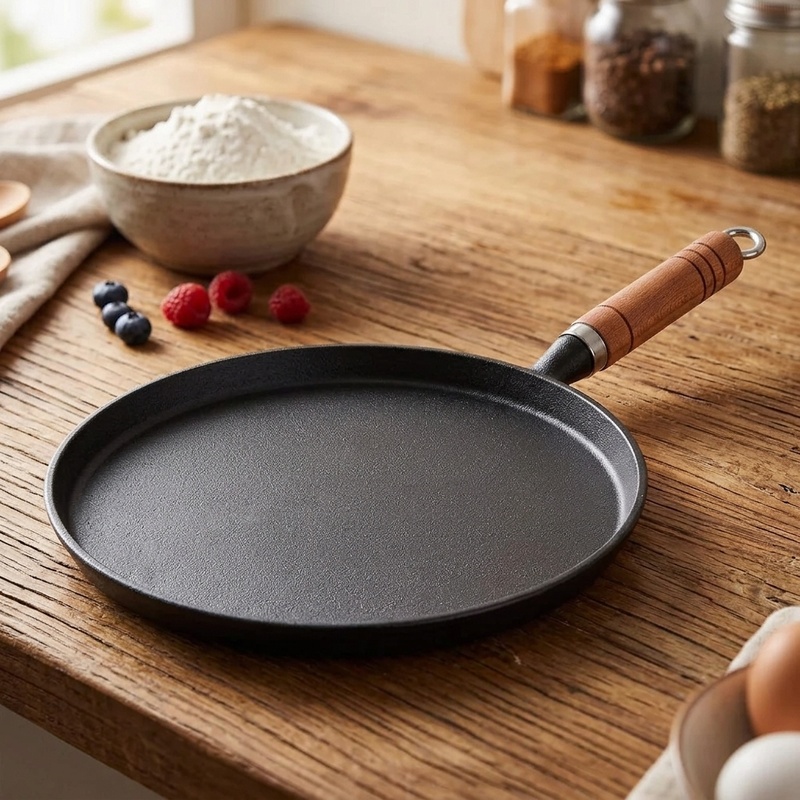 Чугунная сковорода 20/23/26 см – обзор и цена Crepe Pan Nonstick
