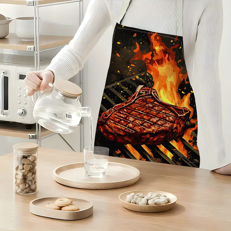 Фартук для барбекю с принтом п – обзор и цена Home Cooking Steak