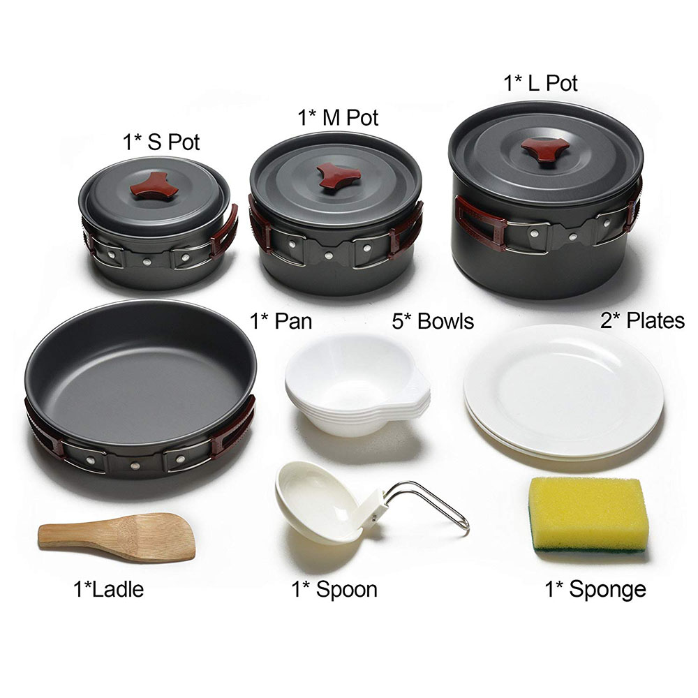 Набор посуды для кемпинга на о – обзор и цена Crepe Pan Nonstick